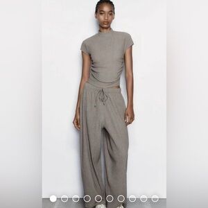 Zara Textured Top & Bottom Set